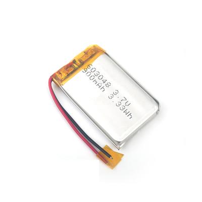 China 603048 UN38.3 900mah 3,7 Volt-Batterie-Lithium Ion Polymer Cell zu verkaufen