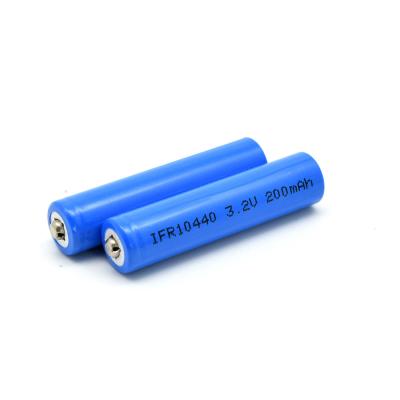 중국 레샤르게러블 Lifepo4 3.2V IFR 10440 200 mah 태양 광선 배터리 판매용