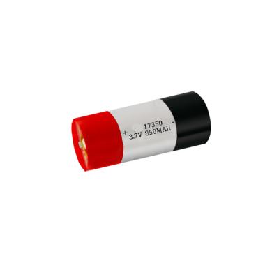 China E Cig 850 Mah Polymer Lithium Ion Battery 17350 3.7 V 850mah Lipo Battery for sale