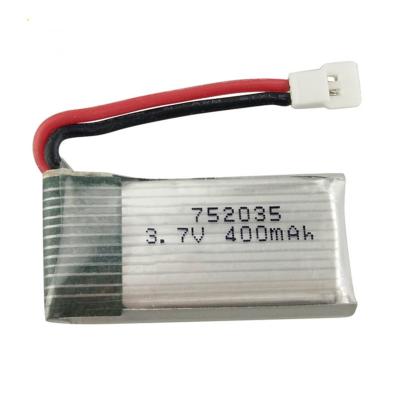 China KC High Rate 752035 3.7V 400mAh Li Polymer Battery For Beauty Device for sale