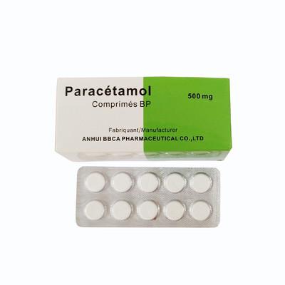 China Acetaminophenol White Paracetamo Tablets 0.3g 0.5g Circle Tablet Provide Registration for sale