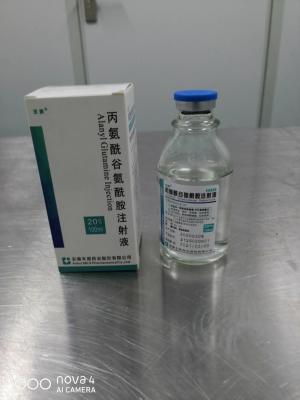 China Van de de Injectiebbca Farmaceutische Transfusie van de Alanylglutamine het Glasfles 100ml Te koop