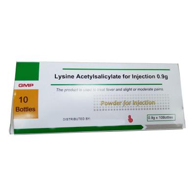 China Aspirin-DL-Lysine For Injection ,Lysine acetylsalicylate for injection, 0.9gx10 Bottles for sale