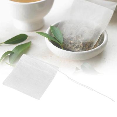 China All Hot Selling Biodegradable Empty Tea Bag Corn Fiber Pyramid Tea Bags With String For Tea Packaging for sale