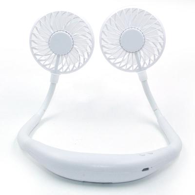 China 2022 Hot Sale High Quality Hot Price LED Handheld Portable Rechargeable Hanging Neck Fan Mini Neck Cooler Free Lazy Fan for sale