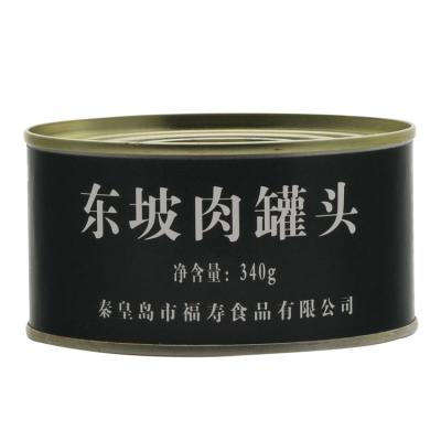 China Taste Chinese 340g Dongpo Meat Canned Hot Selling Tin Can Meat Canned Army Pure Food for sale