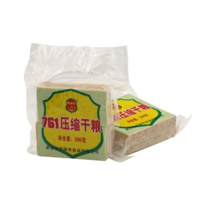 China Factory Wholesale 200g Low Fat Multi-flavored Compressed Biscuit Camping Military Food Ration For Shelf Life 20 Years for sale