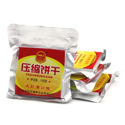 China Red Dates Emergency Low Fat Convenient Carrying Food Rations Biscuits Military Compressed Biscuits High Energy With Shelf Life 20 Years for sale