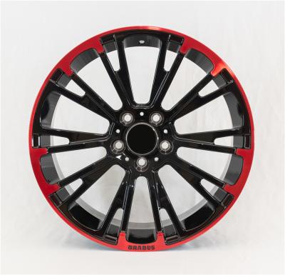 China T6-6061 Aluminum Character Hole Rims Cast Alloy Passenger Car 5 Holes Forged Wheels for sale