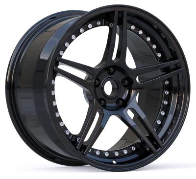 China Hot Sale T6-6061 Aluminum Sport Racing Wheels Aluminum Alloy Suv Forged Car Wheel for sale