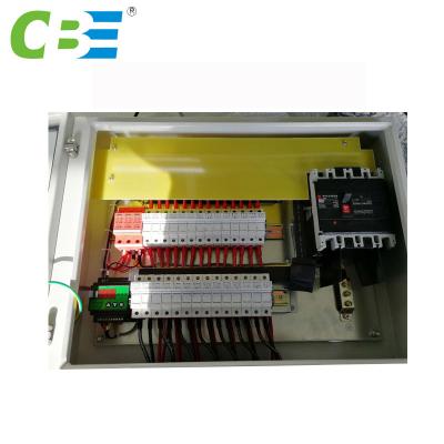 China Premium Quality 14 String Solar Array Combiner Box Stainless Steel / Cold Rolled / Plastics Construction for sale