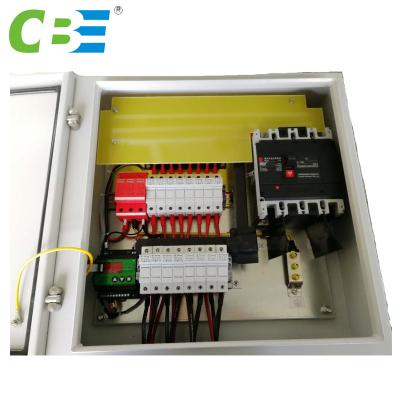 China stainless steel/cold rolled/plastics solar power plant application construction dc1000v 8 in 1 8 strings in 1 anti reverse smart diode combiner box for sale