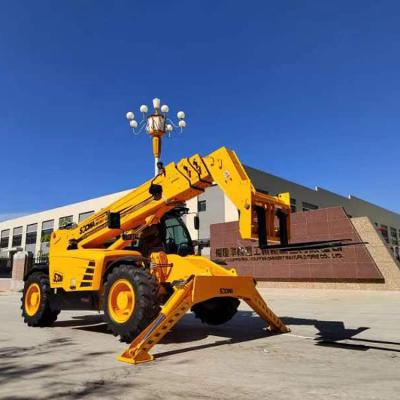 China Trusses SOCMA 4 Ton 17 Meter High Grade Telehandler With Crab Steering for sale