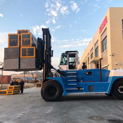 China Machinery Repair Shops SOCMA 50ton Diesel Heavy Duty Forklift Container Handler Forklift 30ton 35ton 40ton 25ton Forklift For Sale for sale