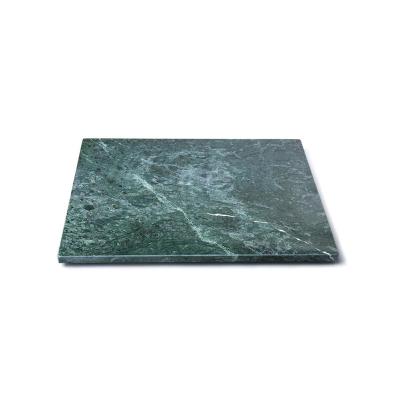 China Amazon Hottest Disposable Custom Shape Natural Green Marble Cutting Board for sale