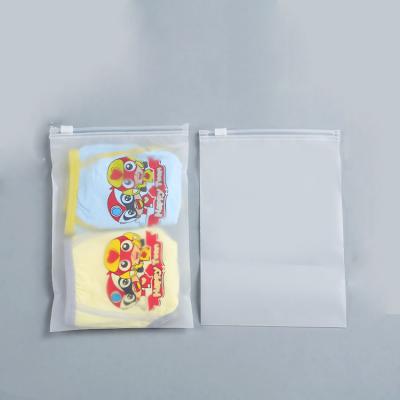 China Eco-friendly Recyclable Custom Printed Zipper Lock Biodegradable Frosted Seal Bag For Clothes Shirt Swimwear Packaging for sale