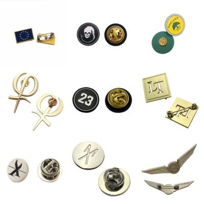 China hot sale 3D metal pin custom name logo lapel badges for promotion for sale