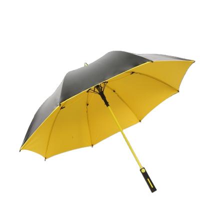 China Custom Automatic Logo Color Age Customized Durable Windproof Golf Umbrella EVA Style Fabric Nylon Plastic Double Canopy Golf Umbrella Novelty for sale