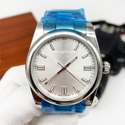 China Fashion Automatic Mechanical Clear Sport Oyster 2813 Movement Watch Stainless Steel 936 Power Reserve Custom Logo Watch for sale