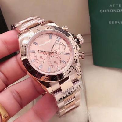 China Luxury Power Reserve 601 Diamond Scale Dial Diamond Scale Gold Case 316L Luxury Mechanical Watch for sale