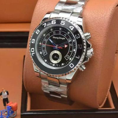 China YACHT Date 328 Infinity Buckle Bezel 5 Color Ceramic Silver Dial Luxury Sport Automatic Case 316L Mechanical Watch for sale