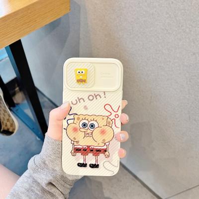 China Anti-drop cartoon sliding cover is iphone 12 mobile phone case. Creative inclusive torque anti-drop tide suitable for Apple 12 for sale