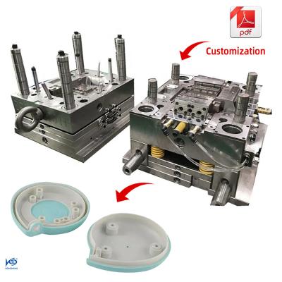 China Injection Molding 2 Shots Injection Steel Plastic Overmould High Precision Custom Plastic Injection Molds for sale