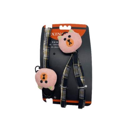 China New Style Factory Customized Logo Fashion Brand Animal Back Chest Strap Pet Chest Strap Adjustable Steel Belt Padded Steel Belt for sale