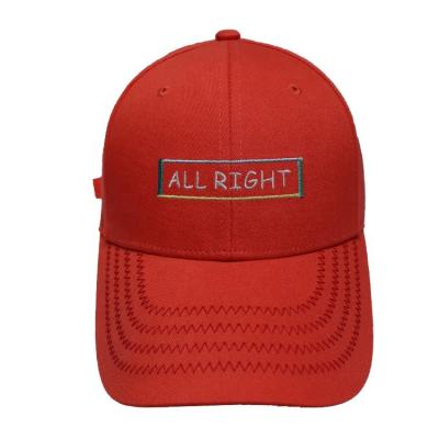 China COMMON High Quality 6 Panels Curved Brim Baseball Caps OEM Gorras Embroidery Sports hat GOLF CAPS Baseball Hats for sale