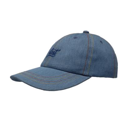 China Sporty Denim Dad Hat Wholesale High Quality Factory Cost Embroidered Custom Logo Sports Caps Baseball Hats Dad Caps for sale