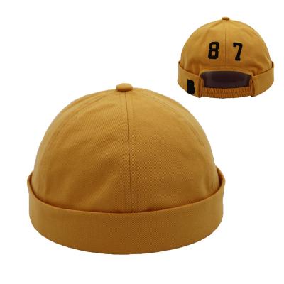 China COMMON Unisex Cotton Docker Hat Hip Hop Infinity  Retro Urban Unique Street Portable Skull Hat Docker Hat for sale