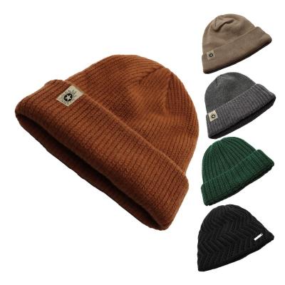 China COMMON Cozy Winter Warmer Knitted Beanie Caps Custom Your Logo High Quality Solid Color Fashion Watch Beanie Hat Skull Cap for sale