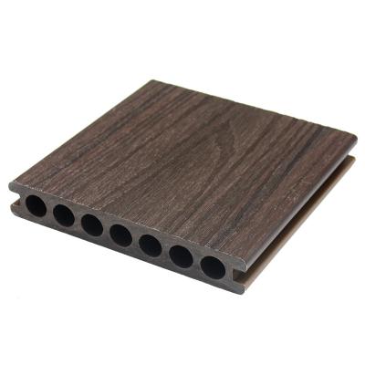 China Outdoor waterproof anti-slip wear-resistant co-extrusion wpc wpc wooden plastic composite decking flooring for sale