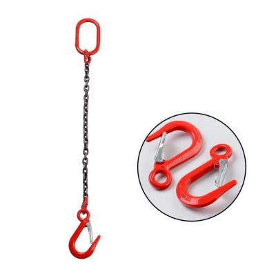 China Marine Hardware Boat Yacht Accessories Hardware Marine Chain G80 Galvanized Steel Cargo Link Hook Down Chain for sale