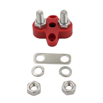 China Marine Hardware Boat Yacht Accessories Heavy Duty Car RV Yacht Battery Terminal 48V Junction Column M6/M8 Terminal Stud for sale