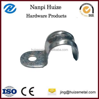 China Pipe Flange China Factory 12mm Hole Stainless Steel Single Hole Saddle Flange Conduit Pipe Flange 1 for sale