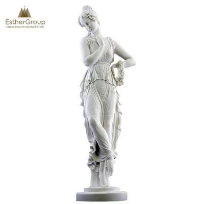 China 100% Natural Marble Statue Female Greek Sculpture Canova Museum Reproductions EUROPEAN Dancer Large for sale