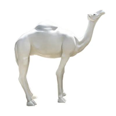 China West Africa/Middle East white camel statue factory wholesale resin statue life size animal decor for sale