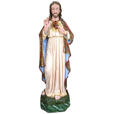 China Lord Jesus Sacred Heart World Life Size Statue for sale