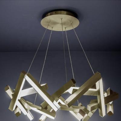 China Contemporary Master Bedroom Chandelier Light Mid Size 9AM Gold Finish With ETL Approval for sale