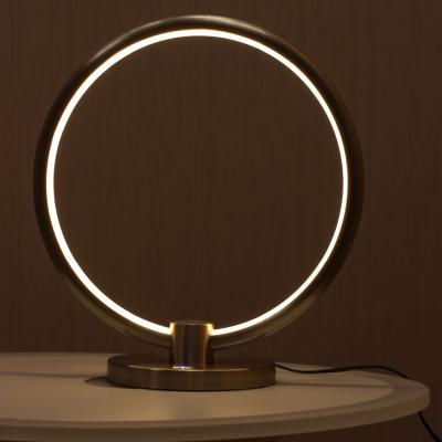 China Office ETL cETL 18W 3 Years Warranty Unusual Design Reading LED Circle Table Lamps for sale