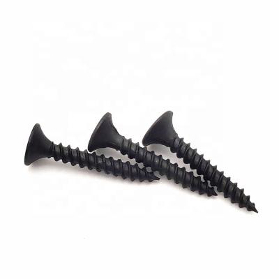 China Head Pan Fin Thread Bugle Black-Phosphating Drywall Screws For Gypsum Board for sale