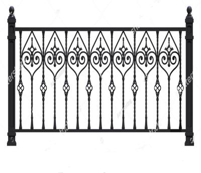 China Factory Customized Wholesale Custom Traditional Garden Fence Zinc Steel Fence Iron Fence for sale