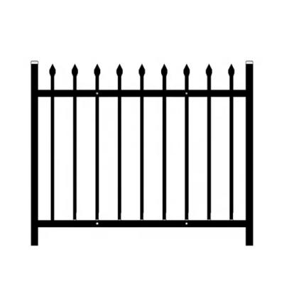 China Easily Assembled Swimming Pool Lake Park Safety Guard Aluminum Alloy Wrought Iron Zinc Steel Fence for sale