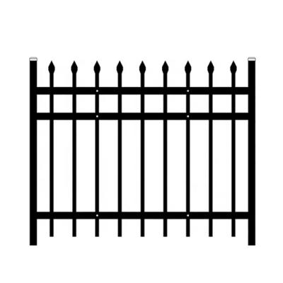 China New Easily Assembled Design Metal Stair Wrought Iron Fence Fencing Steel Picket Fencing Steel Picket Fencing for sale