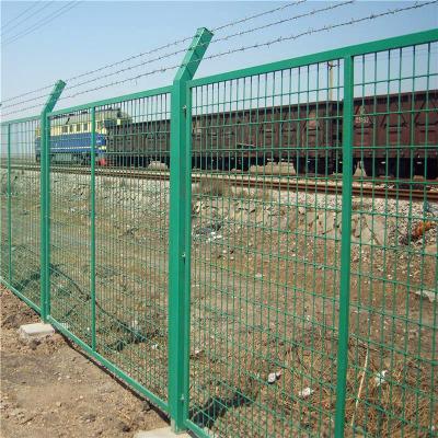 China Hot Sell Single Dutch Anti-climb 358 High Security Welded Wire Mesh Fence for sale