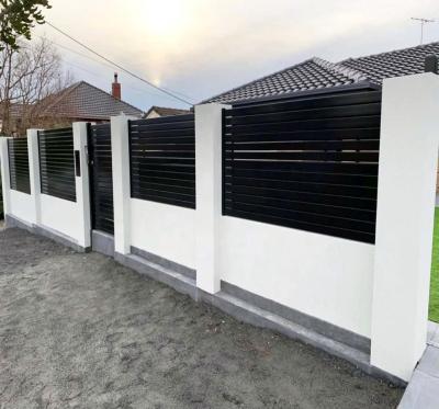 China Custom Made High Quality Aluminum Fence Easily Assembled Outdoor Garden Laser Cut Metal Fence Panels Privacy Fencing for sale