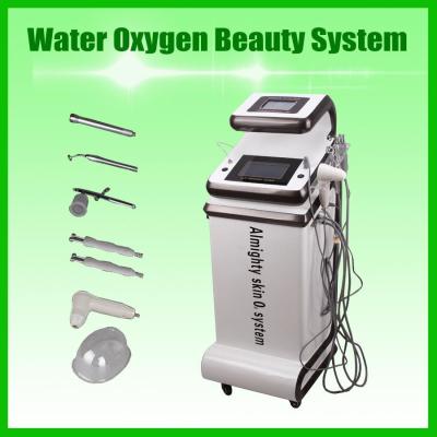 China 2 Screen Pure Oxygen Beauty Machine , Jet Peel Oxygen Facial Equipment for sale