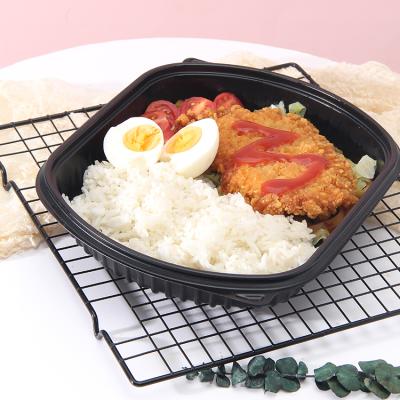 China Microwave Disposable Disposable Food Bowl Plastic Takeout Bowl for sale