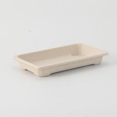 China Good Quality Sustainable Food Packaging Boxes Food Display Trays Disposable Plastic Food Containers Sushi for sale